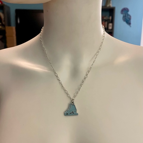 Coach Jewelry - Coach Ice Skate Pendant .925 Sterling Silver Necklace